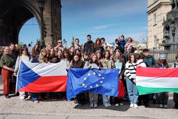 Den Země s maďarskými studenty v rámci Erasmus +